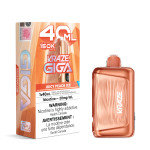 Juicy Peach Ice - Kraze Giga Disposable - 150k  puffs - 40mL