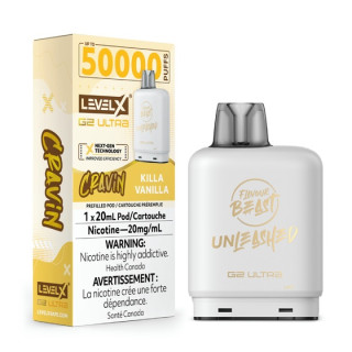 https://sirvapealot.ca/7608-thickbox/cravin-killa-vanilla-level-x-g2-ultra-unleashed-pod-50000-puffs-20ml.jpg