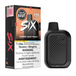 Jumpin Juicy Peach - Flavour Beast Six Disposable - 24,000 puffs - 6mL